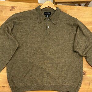 Italian Made Men's Extra-Fine Merino Wool Sweater